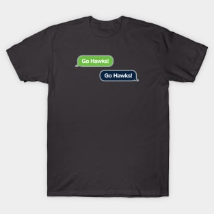 Go Hawks Text T-Shirt